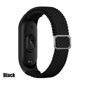 Strap for Mi band 6 bracelet Elastic adjustable Nylon Braided Miband4 miband 5 correa Wristband for xiaomi Mi band 4 3 5 6 strap