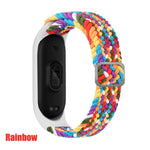 Strap for Mi band 6 bracelet Elastic adjustable Nylon Braided Miband4 miband 5 correa Wristband for xiaomi Mi band 4 3 5 6 strap