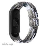 Strap for Mi band 6 bracelet Elastic adjustable Nylon Braided Miband4 miband 5 correa Wristband for xiaomi Mi band 4 3 5 6 strap