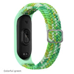 Strap for Mi band 6 bracelet Elastic adjustable Nylon Braided Miband4 miband 5 correa Wristband for xiaomi Mi band 4 3 5 6 strap