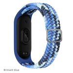 Strap for Mi band 6 bracelet Elastic adjustable Nylon Braided Miband4 miband 5 correa Wristband for xiaomi Mi band 4 3 5 6 strap